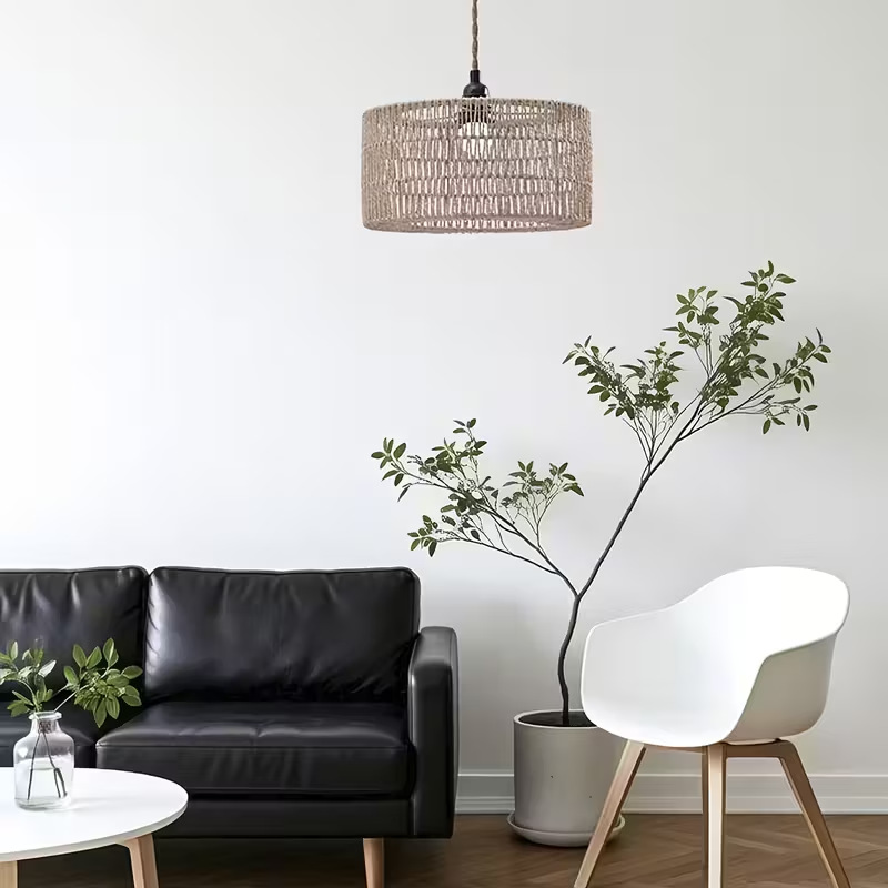 Lámparas de papel tejido japonés, sala de té, restaurante de viento tranquilo, tienda de ropa de alojamiento residencial, cafetería, decoración de luces personales creativas