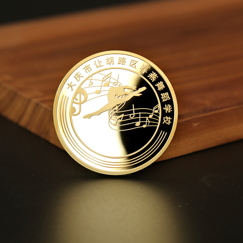 Monedas conmemorativas al por mayor juegos pegatinas de refrigerador personalizadas medallas conmemorativas de plata de metal monedas escénicas coleccionadas monedas en relieve personalizadas