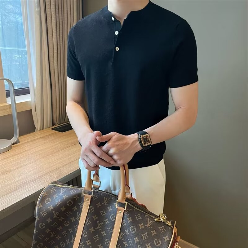 Summer knitted T-shirt