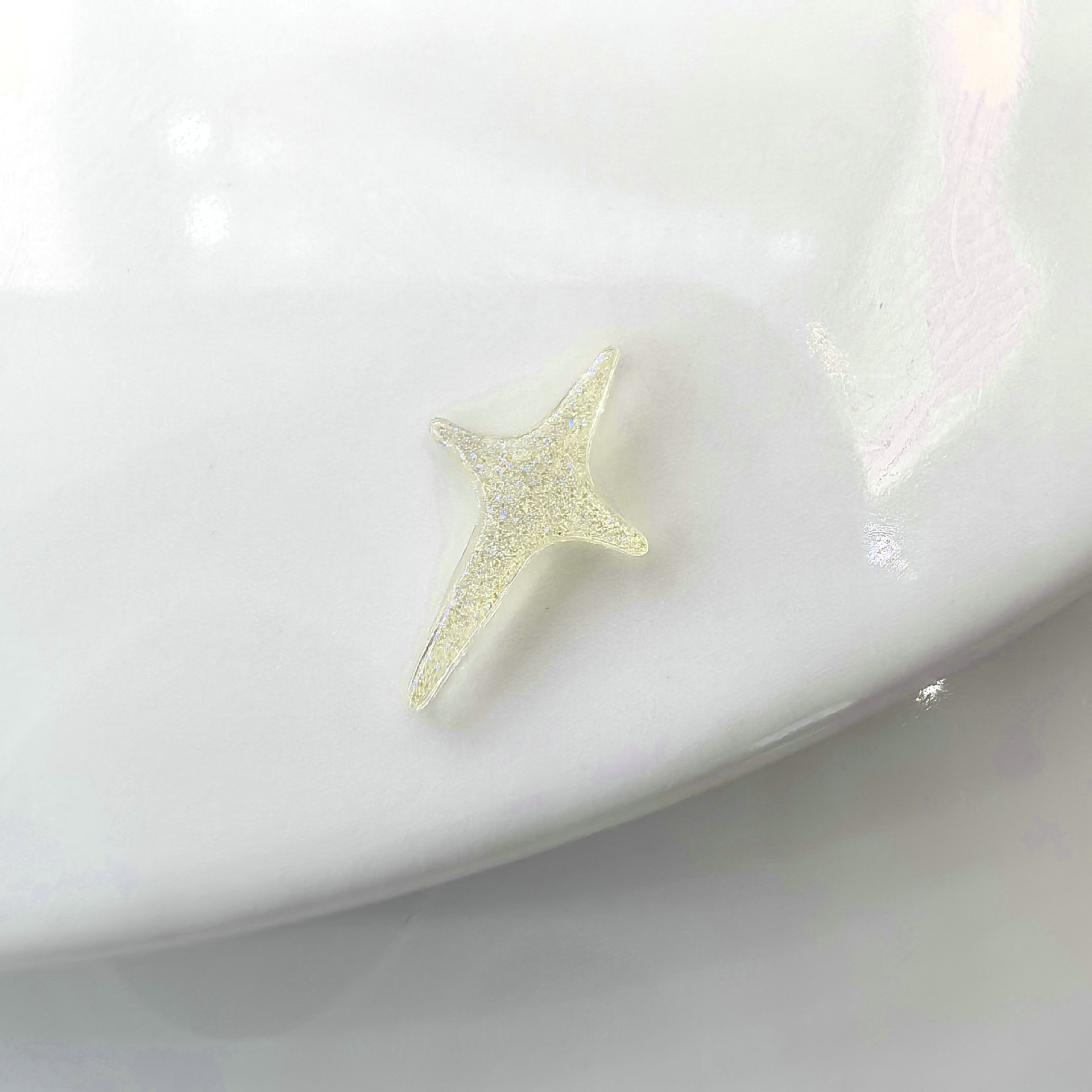 网红美甲克罗心十字架饰品星芒饰品复古朋克风指甲装饰品0016