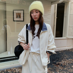 苏奈 休闲卫衣套装女秋冬拼接格子上衣长款抽绳半身裙tableblue