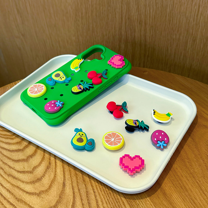 Cute and Creative Detachable Accessories for Phone Cases, Including Silicone Soft Phone Case Decorations, Water Bottle Covers, Shoe Charms, and Flower Ornaments Cute and Creative Detachable Accessories for Phone Cases, Including Silicone Soft Phone Case Decorations, Water Bottle Covers, Shoe Charms, and Flower Ornaments