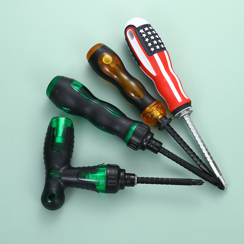 Destornillador cruzado al por mayor de la fábrica de doble propósito 4 pulgadas 5 pulgadas 6 pulgadas traje de doble propósito destornillador telescópico lote