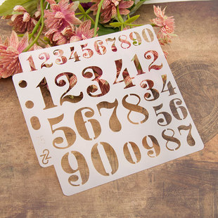 S75 pre-tracing lace ruler spray cover plate painting mask hollow template spray mold