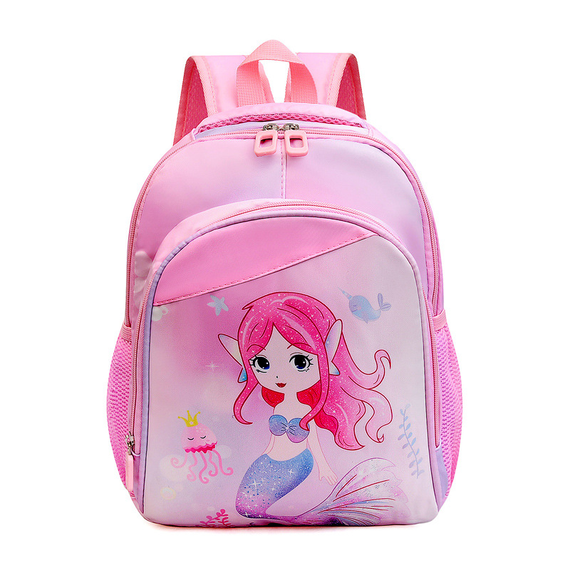 El Comercio exterior nueva mochila de Kindergarten sirena clase grande mochila de gran capacidad de 4-8 años de edad estudiante bolsa de primer grado