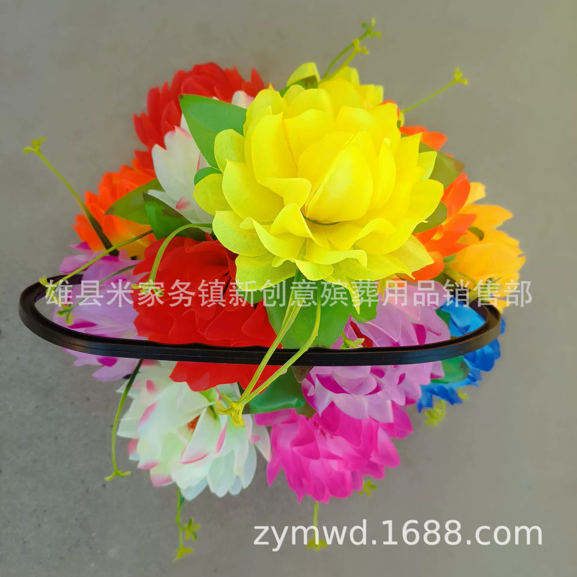 Forever cherished potted flowers, grave sacrifice, fake flowers, potted landscape, Qingming bouquet, bouquet, funeral supplies