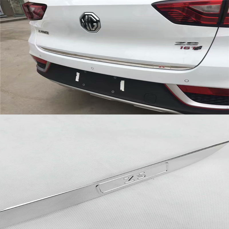 Suitable for 18-23 models of MG ZS, modified stainless steel tailgate trim, trunk bright strip, anti-scratch decorative strip
