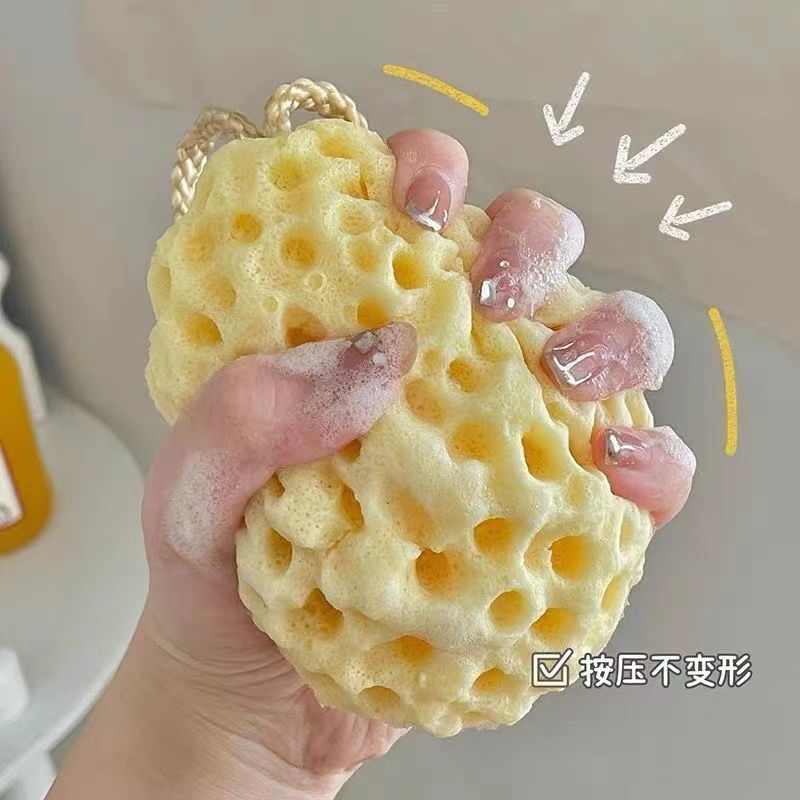 Japanese soft sponge children's cute bath ball