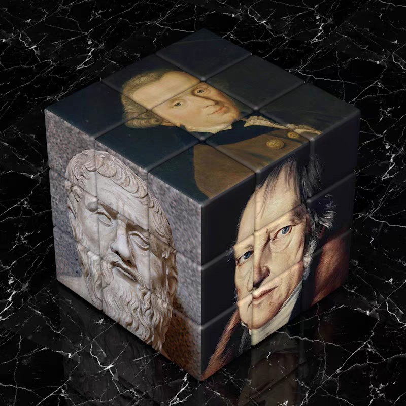 Marx Ma Zheche científico de tercer nivel creativo uv cubo de rubic juguetes de enseñanza alrededor de los estudiantes regalos de acertijo