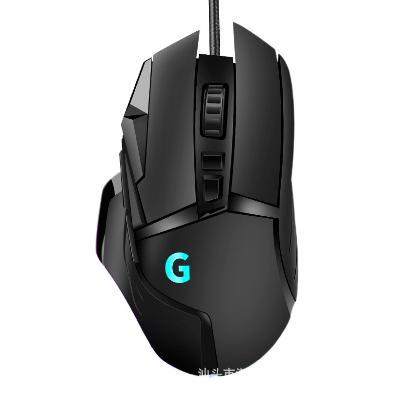 Wholesale entity cross-border e-commerce g502 e-sports game Mouse wired macro g402RGB light Internet coffee USB macro programming