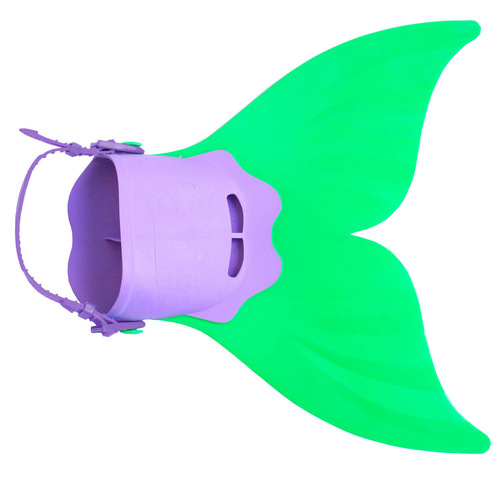 Mermaid fins, one-piece children's fins, single piece whale tail fins, swimming training fins