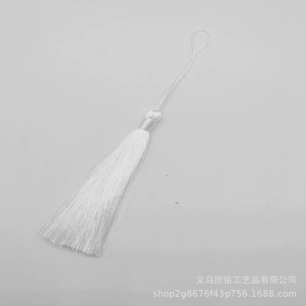 流苏穗子12cm扇子配件扇子中国结吊穗厂家批发纯手工长流苏中秋