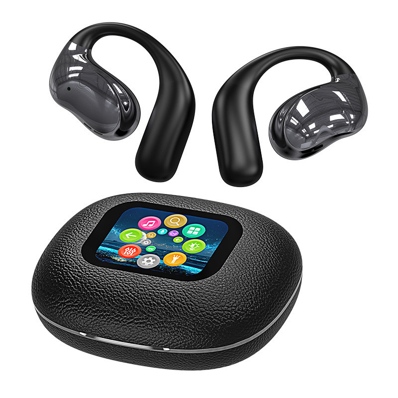 国境を越えた新しい AI 翻訳 Bluetooth ヘッドセット YJ33 ワイヤレス耳掛けクリップ非インイヤースポーツカラーディスプレイ OWS|undefined