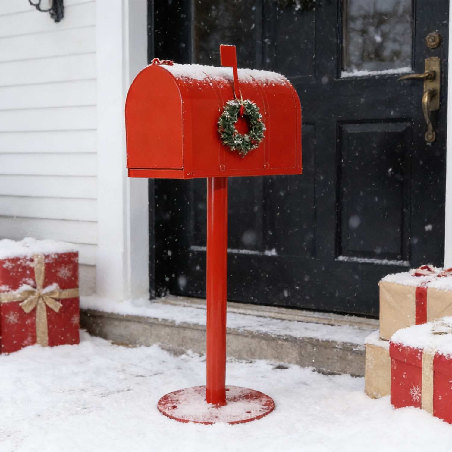 Почтовый ящик General Gu красный