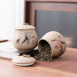 Old rock mud high-grade tea sealed cans small handmade fine white tea red green rock tea Pu'er loose tea cans wholesale