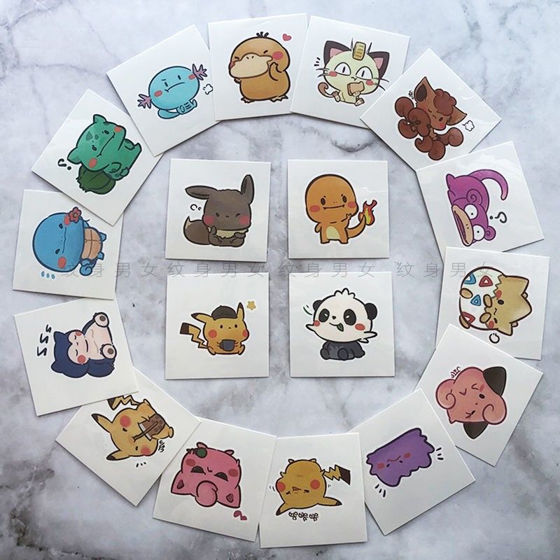 Cute children's cartoon waterproof tattoo stickers