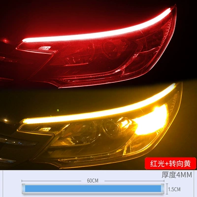 Lamp eyebrow | Led Streamer Turn - 60cm-red-to-yellowpair-price