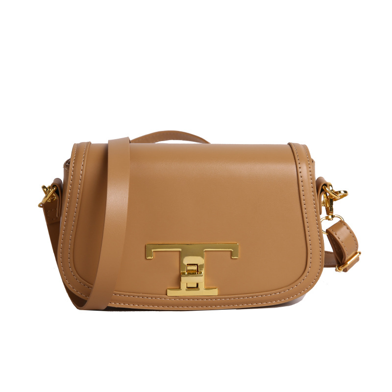 A principios de otoño 2025 nuevo bolso de mujer nicho bolso de diseño original bolso de brazo de moda moda moda bolsa de silla versátil bolso de tramo inclinado