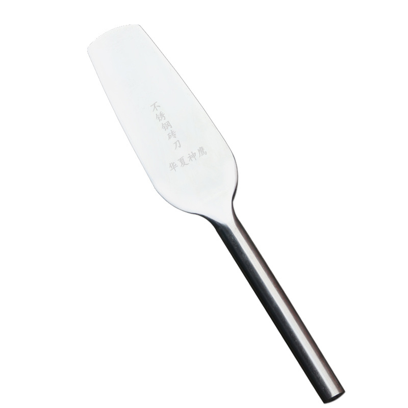 不锈钢砖刀 砌刀 瓦刀 泥刀 双面加厚全钢一体泥瓦工砌建砖墙工具