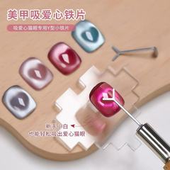 ラブキャットアイマグネット Y字型鉄片 キャットアイマニキュアマグネット ペーパークリップマグネット 補助ラブキャットアイツール