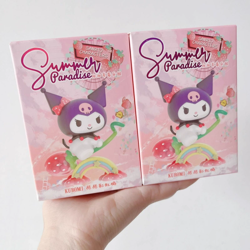 Мини-фигурка Sanrio серия Sweet Strawberry Paradise, настольная кукла, ~9 см, слепые боксы