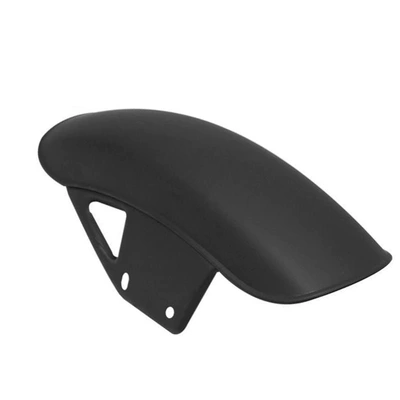 Motorcycle Mudguard Suitable for Gn125 Retro Modified Mudguard Matte Black Front and Rear Mudguard Gn125 Mud Tile (Motorcycle Fender) - front-black