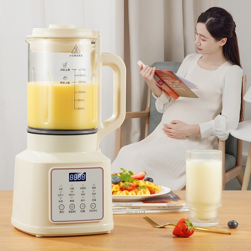 破壁機、料理機、豆乳機、離乳食機、浸け置き不要、加熱可能、焦げ付き防止、大容量、周波数変換、全自動|undefined