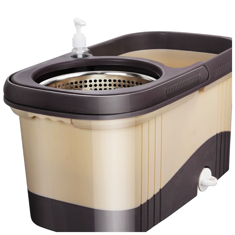 Baijiaoshi Автоматическая швабра ведро вращающаяся Швабра Бытовая моющаяся ленивая Швабра без рук сушка обезвоженная Швабра Ткань с ведром