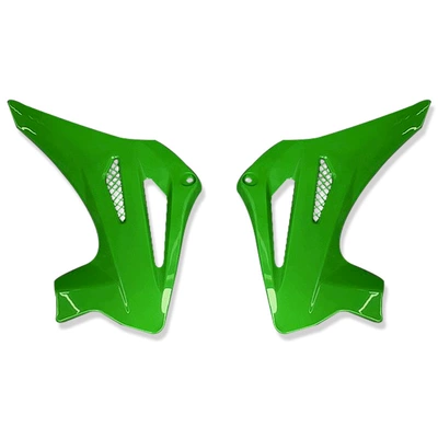 Motorcycle Fender – and rear fender battery cover - fuel-tank-guard-green