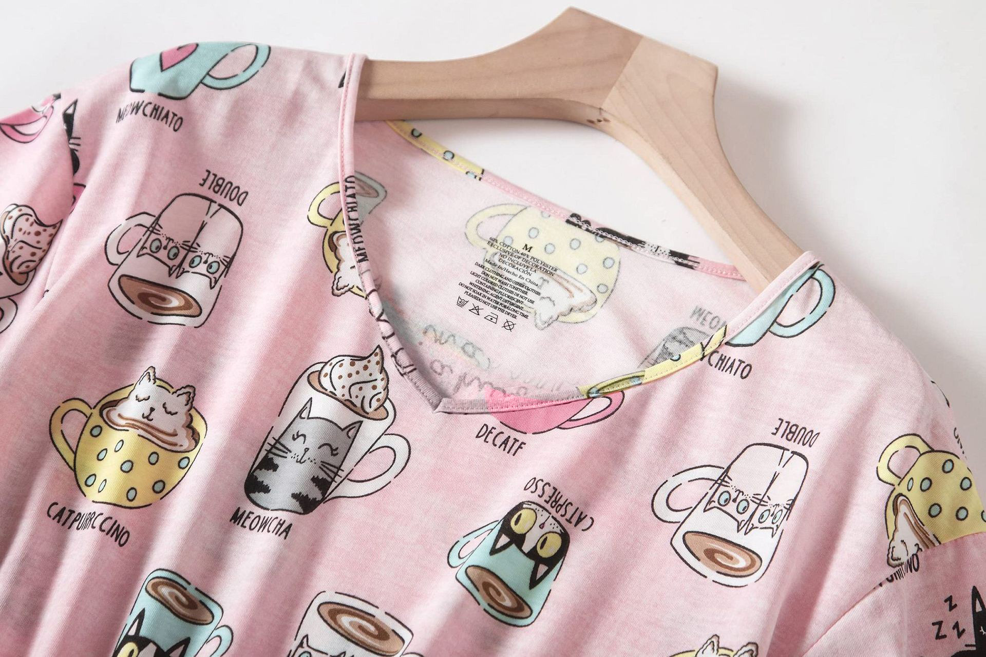 GraceChic 2024 Cross-Border European And American Kurzarm-Caprihose Strick-Homewear Plus Size Damen-Pyjama-Set_voghion.com