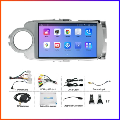 DVD Navigation | Toyota Highlander, Wireless Carplay - 12-17-models-toyota-yaris-9inch-right-peptide-official-standard-264gcarplay