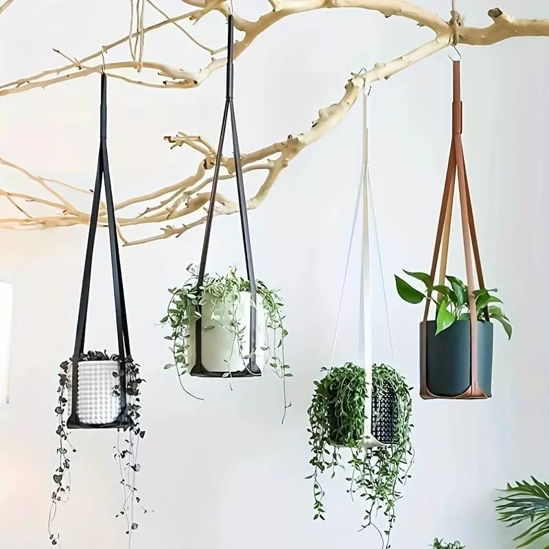 Новые минималистские подвесные цветочные горшки комнатные и наружные растительные подвесные корзины поднос гость мясистые зеленые подвесные горшки подвесные корзины