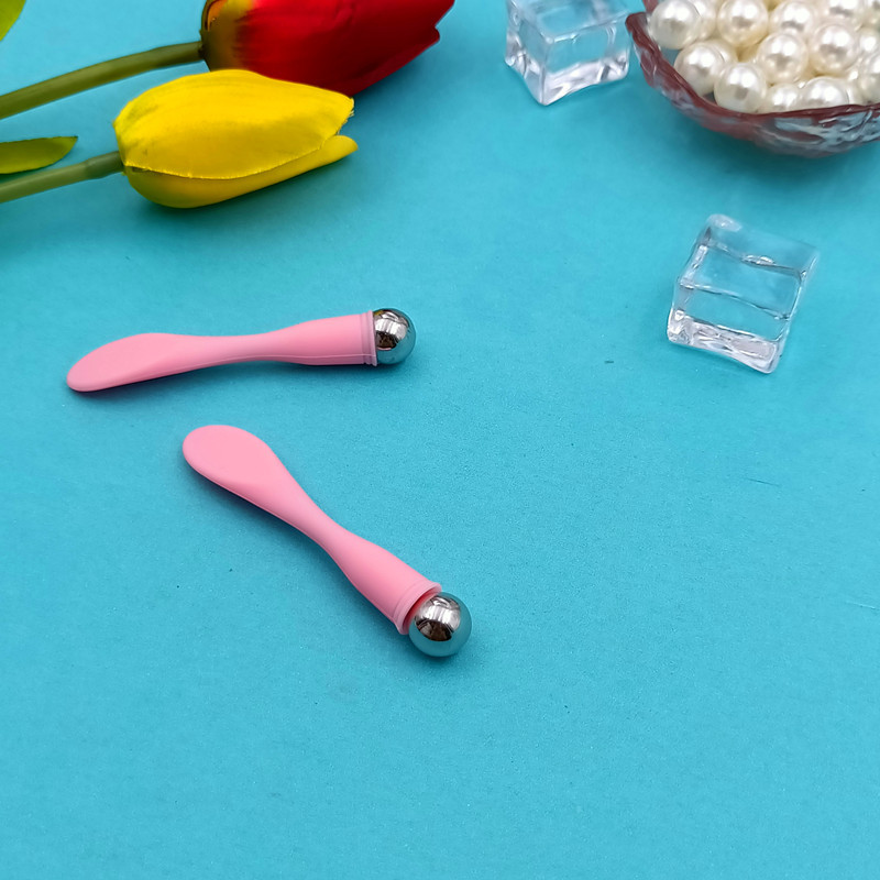 실리콘 핸들 스테인레스 스틸 비드 아이 크림 스틱