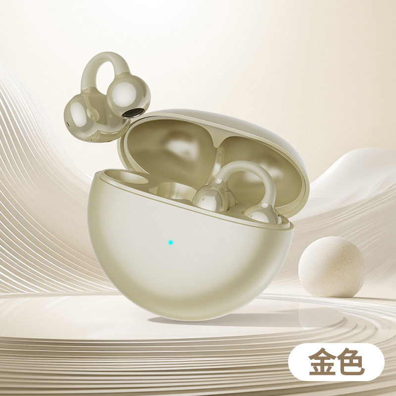 耳夹式TWS蓝牙耳机真无线不入耳运动跑步双主机360度全景环绕音|undefined