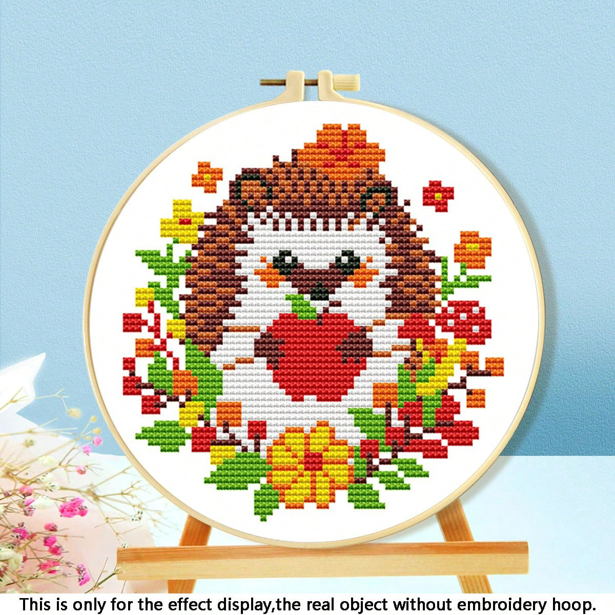 Colección de Pequeños Artículos de Punto de Cruz de 24*24CM, Nuevos Patrones de Punto de Cruz Sencillos para Principiantes 2026, Versión en Inglés