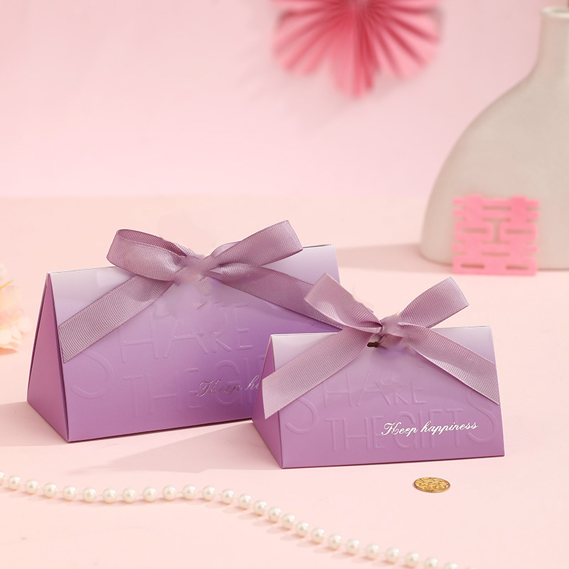 Romantic purple + purple ribbon
