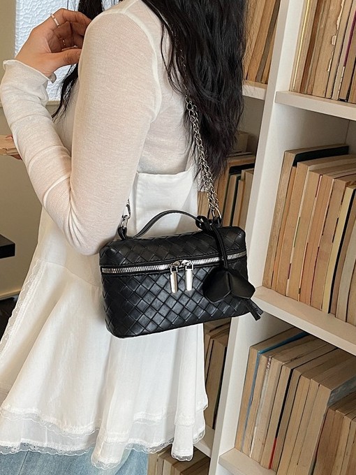 Nuevo tejido bolso de mano pequeño para mujeres 2026 venta caliente alta sensación de moda lujosa ligera versátil bolso de hombro