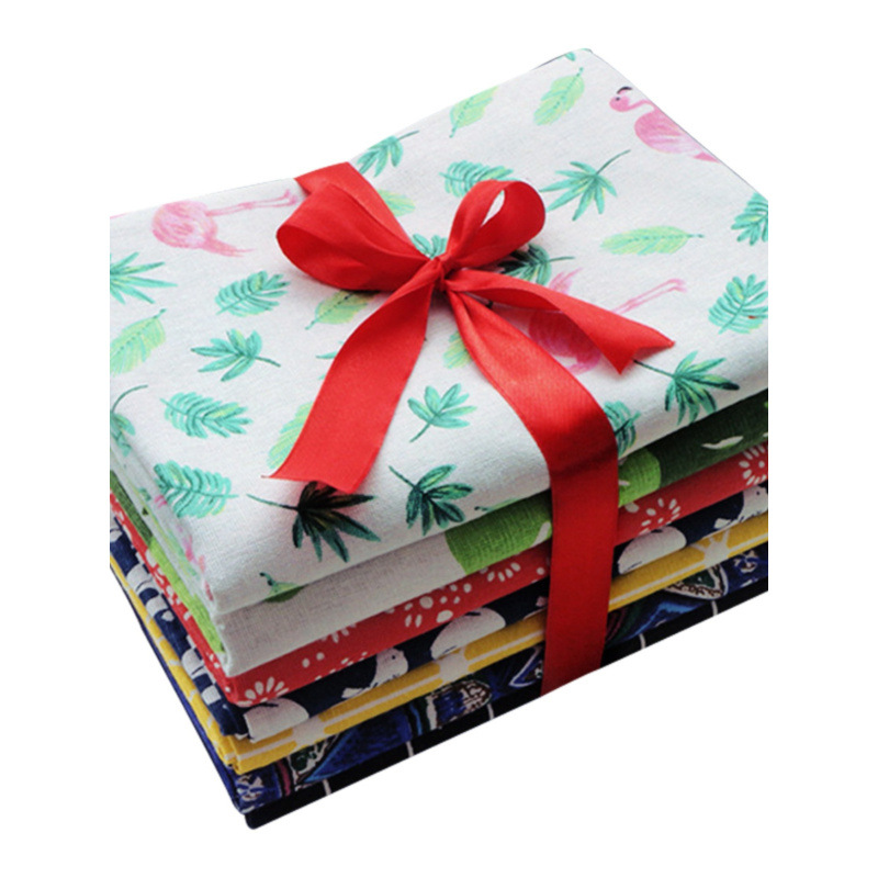 tela de lino de algodón tela de mesa cortina tela de tela de tela sofá tela hecha a mano procesamiento de tela