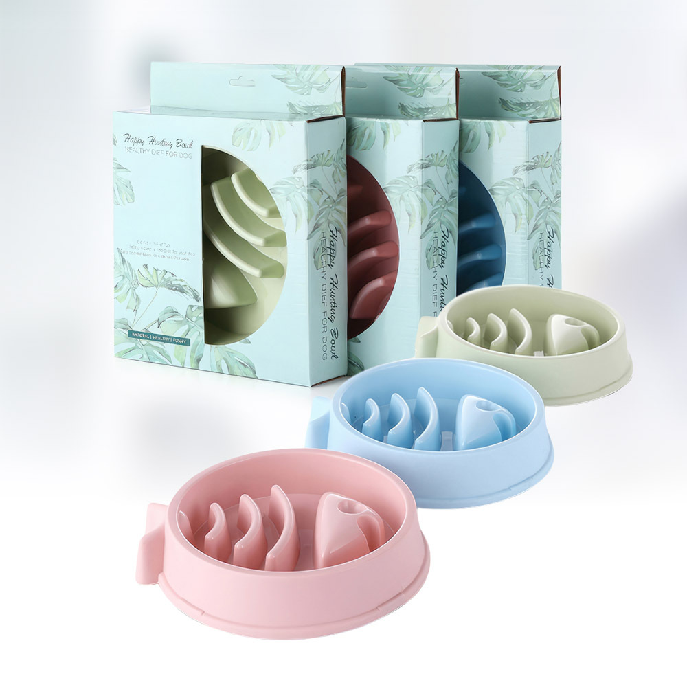 Tazón de comida lenta para mascotas de protección ambiental explosiva transfronteriza