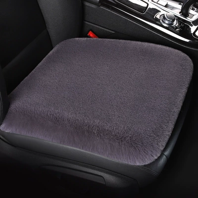 Wool pad Seat Cushion Single Piece Square Cushion - dark-gray-1-piece