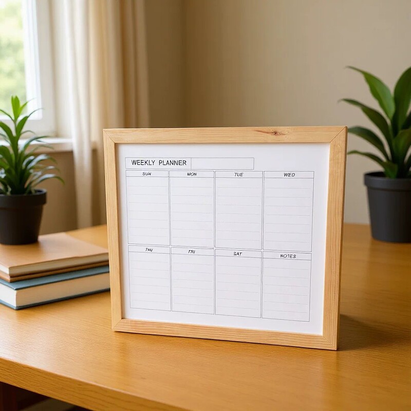 Cross-Border Wooden Frame Magnetic Blackboard for Home Use, Wall-Mounted Dry-Erase Whiteboard, Weekly Calendar, Message Board, Office Memo Board Cross-Border Wooden Frame Magnetic Blackboard for Home Use, Wall-Mounted Dry-Erase Whiteboard, Weekly Calendar, Message Board, Office Memo Board
