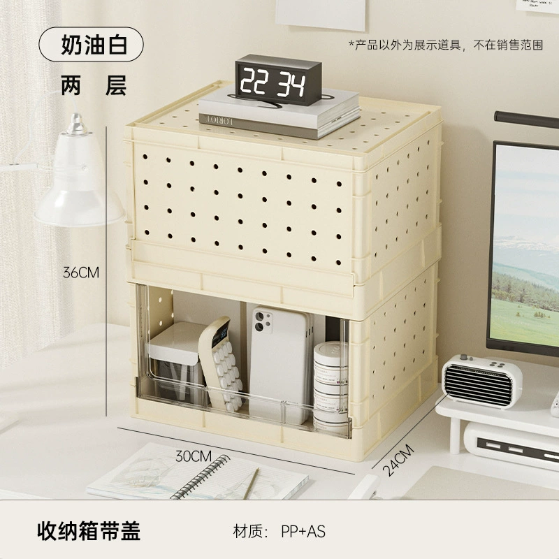 Desktop Multi-Layer Bookshelf Organizer, Multi-function Plastic Shelf for Students & Dorms, 2–3 Layers