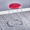 Household round stool Plastic table stool simple, fashionable high round stool square stool thickened steel band clothing leather noodle stool