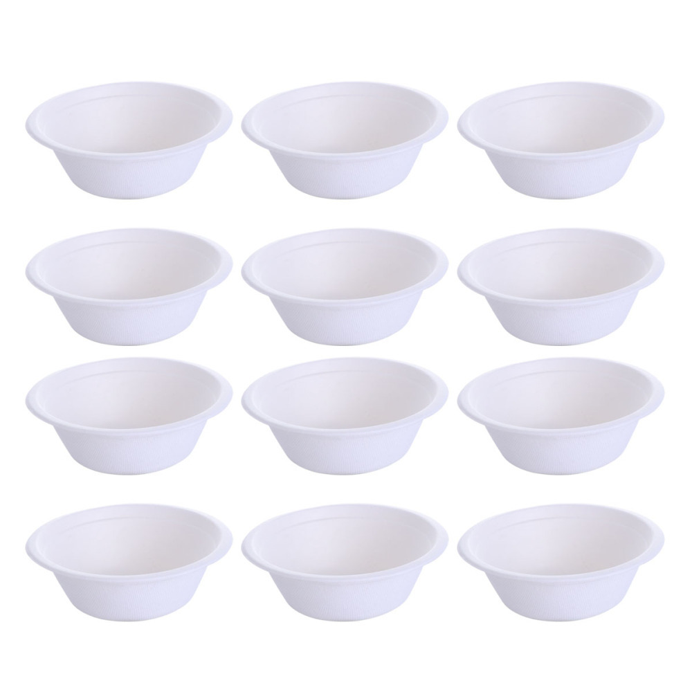 25pcs Paper Bowl Disposable Round Shape