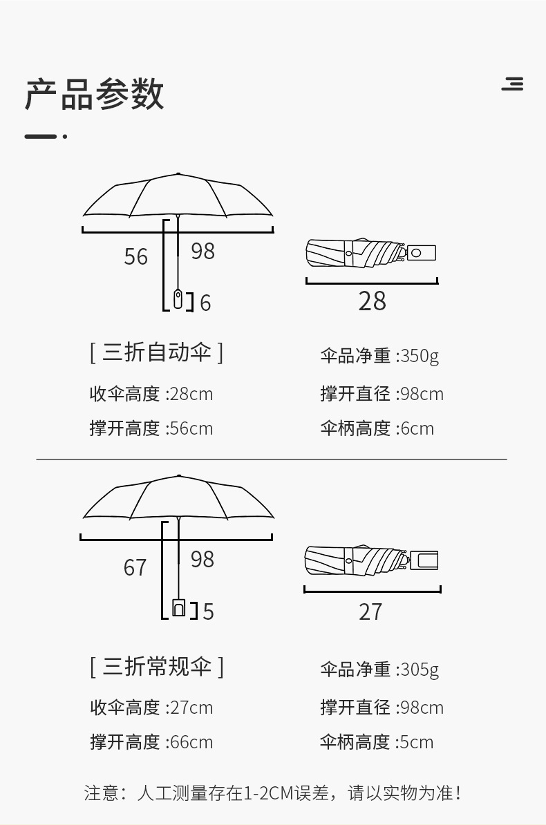 外贸晴雨礼品广告伞批发卡通儿童伞清新数码遮阳黑胶防晒太阳伞详情10