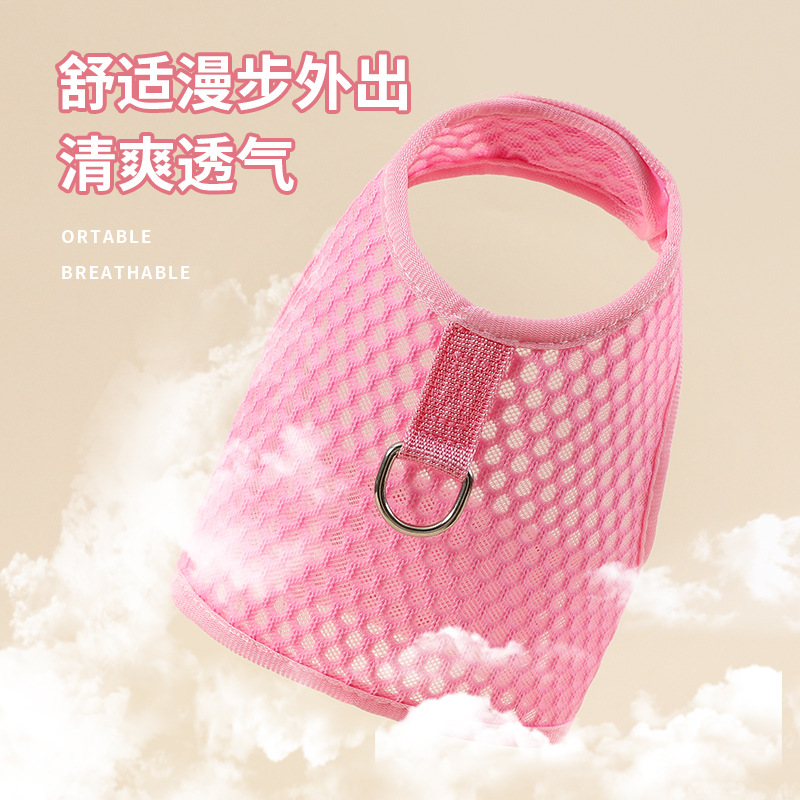 Cuerda de tracción para gatos tipo chaleco para evitar que se libere.