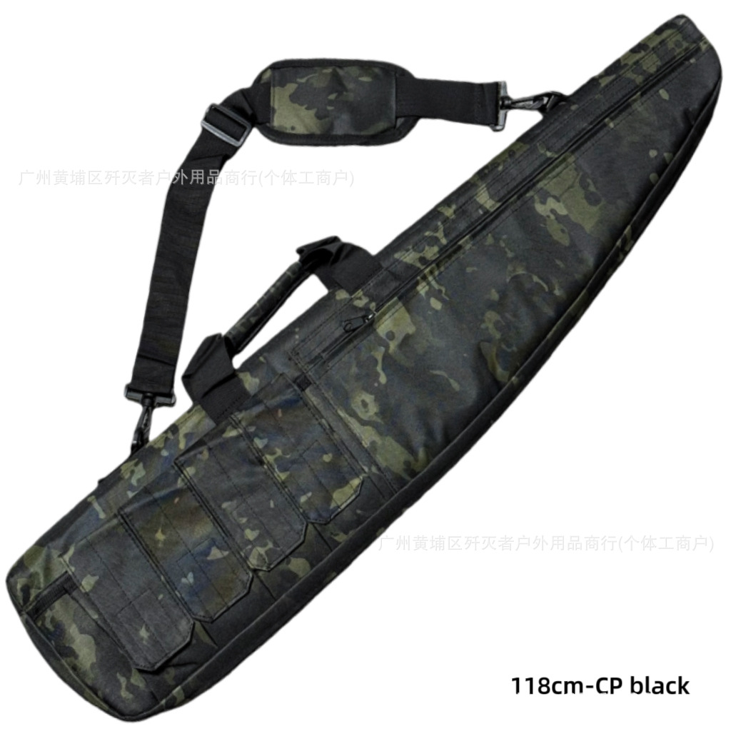 2025 Outdoor Military Fan Tactical Oblique Gun Bag Multifunctional Sponge Bag Fishing Gear Storage Bag Crossbody Shoulder Handbag