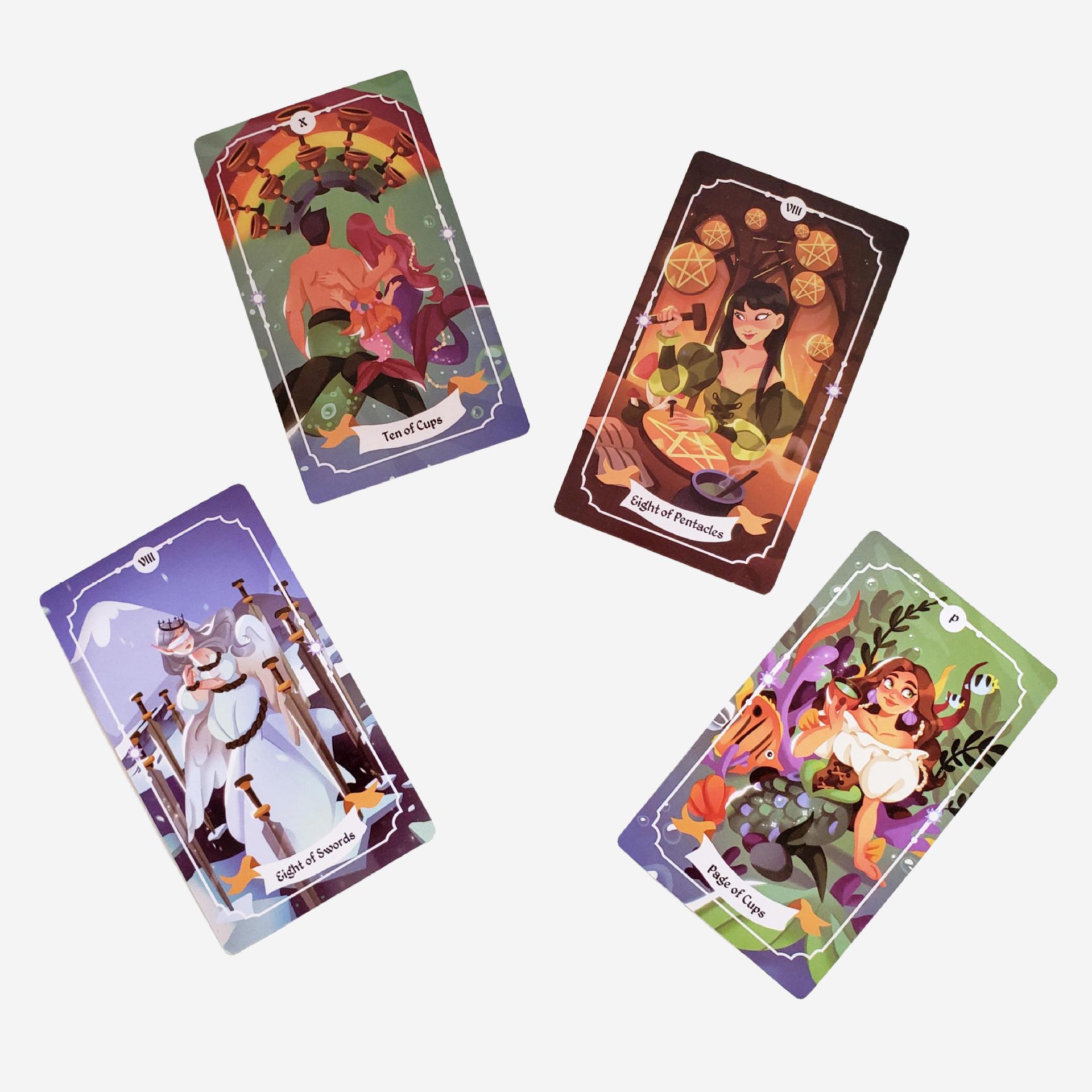 Witchy Magic Tarot Board Game Cards For Party Games Collection_voghion.com
