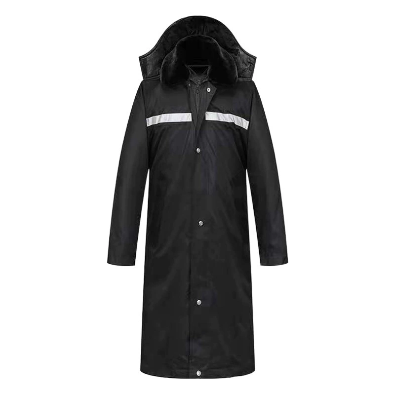 Хлопковое пальто в стиле милитари, мужское зимнее холодостойкое удлиненное меховое Желтое Пальто выше колена, съемное утолщенное защитное пальто с внутренней стороны