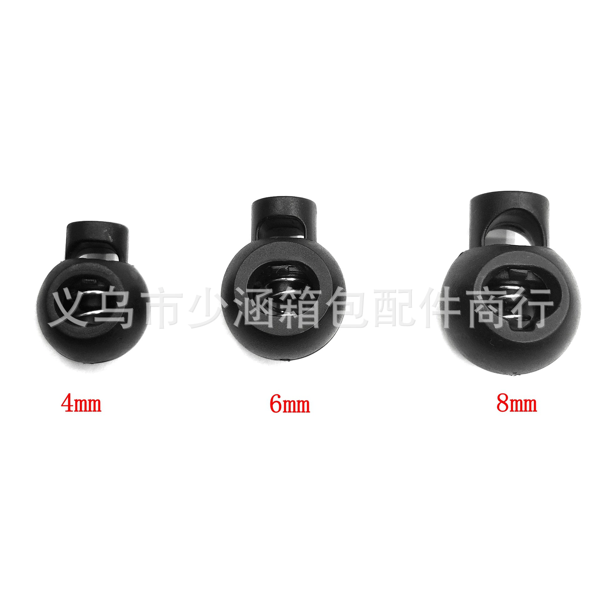 Фабрика пластиковая пружинная Пряжка Регулировка эластичная Пряжка веревки сферическая пресс пластиковая пряжка веревочки шахты большая круглая бусина оптом